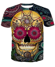 Load image into Gallery viewer, Skull-printed-tee-T-shirt-sweater-zip-hoodies-tank-top-for-men-women