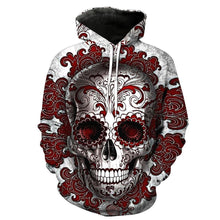 Load image into Gallery viewer, Skull-printed-tee-T-shirt-sweater-zip-hoodies-tank-top-for-men-women