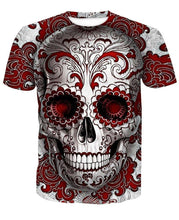 Load image into Gallery viewer, Skull-printed-tee-T-shirt-sweater-zip-hoodies-tank-top-for-men-women