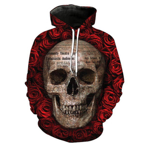 Skull-printed-tee-T-shirt-sweater-zip-hoodies-tank-top-for-men-women