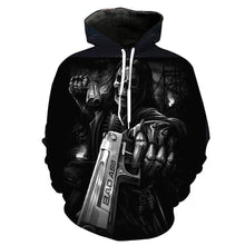 Load image into Gallery viewer, Skull-printed-tee-T-shirt-sweater-zip-hoodies-tank-top-for-men-women