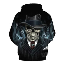 Load image into Gallery viewer, Skull-printed-tee-T-shirt-sweater-zip-hoodies-tank-top-for-men-women