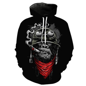 Skull-printed-tee-T-shirt-sweater-zip-hoodies-tank-top-for-men-women