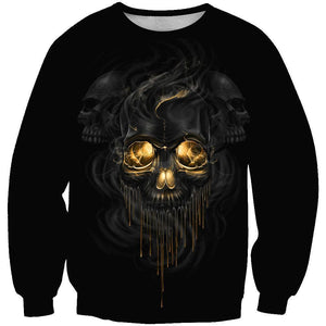 Skull-printed-tee-T-shirt-sweater-zip-hoodies-tank-top-for-men-women