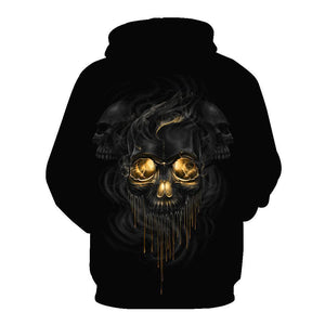 Skull-printed-tee-T-shirt-sweater-zip-hoodies-tank-top-for-men-women