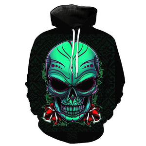 Skull-printed-tee-T-shirt-sweater-zip-hoodies-tank-top-for-men-women