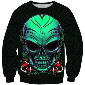 Skull-printed-tee-T-shirt-sweater-zip-hoodies-tank-top-for-men-women