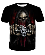 Load image into Gallery viewer, Skull-printed-tee-T-shirt-sweater-zip-hoodies-tank-top-for-men-women