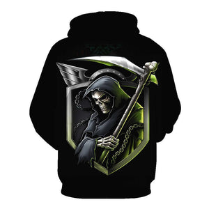 Skull-printed-tee-T-shirt-sweater-zip-hoodies-tank-top-for-men-women