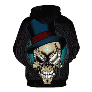 Skull-printed-tee-T-shirt-sweater-zip-hoodies-tank-top-for-men-women