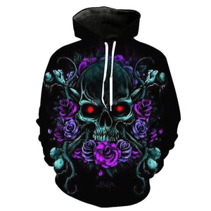 Skull-printed-tee-T-shirt-sweater-zip-hoodies-tank-top-for-men-women