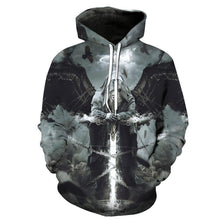 Load image into Gallery viewer, Skull-printed-tee-T-shirt-sweater-zip-hoodies-tank-top-for-men-women