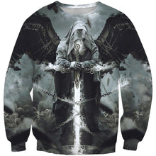 Load image into Gallery viewer, Skull-printed-tee-T-shirt-sweater-zip-hoodies-tank-top-for-men-women