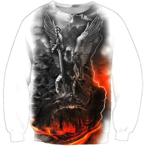 Skull-printed-tee-T-shirt-sweater-zip-hoodies-tank-top-for-men-women