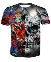 Load image into Gallery viewer, Skull-printed-tee-T-shirt-sweater-zip-hoodies-tank-top-for-men-women