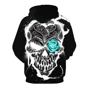 Skull-printed-tee-T-shirt-sweater-zip-hoodies-tank-top-for-men-women