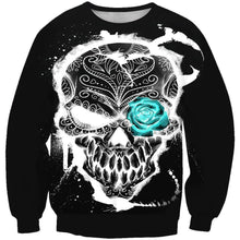 Load image into Gallery viewer, Skull-printed-tee-T-shirt-sweater-zip-hoodies-tank-top-for-men-women