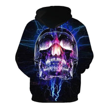 Load image into Gallery viewer, Skull-printed-tee-T-shirt-sweater-zip-hoodies-tank-top-for-men-women