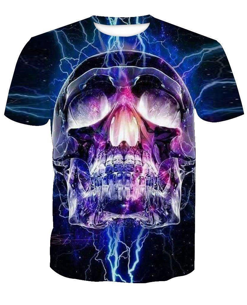 Skull-printed-tee-T-shirt-sweater-zip-hoodies-tank-top-for-men-women