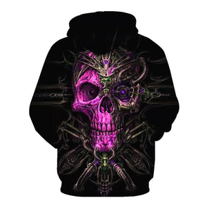 Skull-printed-tee-T-shirt-sweater-zip-hoodies-tank-top-for-men-women