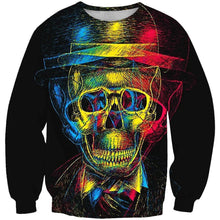 Load image into Gallery viewer, Skull-printed-tee-T-shirt-sweater-zip-hoodies-tank-top-for-men-women