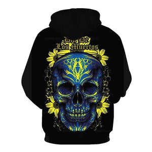 Skull-printed-tee-T-shirt-sweater-zip-hoodies-tank-top-for-men-women