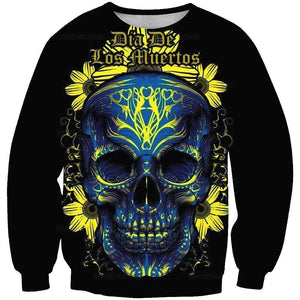 Skull-printed-tee-T-shirt-sweater-zip-hoodies-tank-top-for-men-women