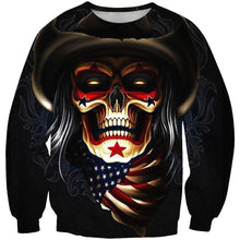 Load image into Gallery viewer, Skull-printed-tee-T-shirt-sweater-zip-hoodies-tank-top-for-men-women