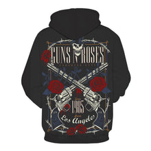 Load image into Gallery viewer, Gun-Nrose-Fans-T-shirt-zip-Hoddies