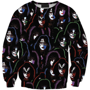 Kiss-band-Tee-T-Shirt-zip-hoodies-sweater-tank-top-for-men-women