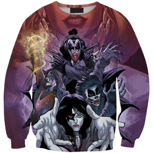 Kiss-band-Tee-T-Shirt-zip-hoodies-sweater-tank-top-for-men-women