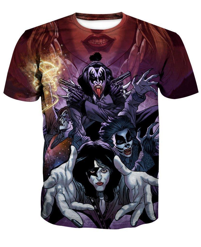 Kiss-band-Tee-T-Shirt-zip-hoodies-sweater-tank-top-for-men-women