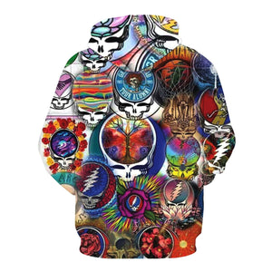 Grateful Dead-Skull-printed-tee-T-shirt-sweater-zip-hoodies-tank-top-for-men-women