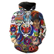 Load image into Gallery viewer, Grateful Dead-Skull-printed-tee-T-shirt-sweater-zip-hoodies-tank-top-for-men-women