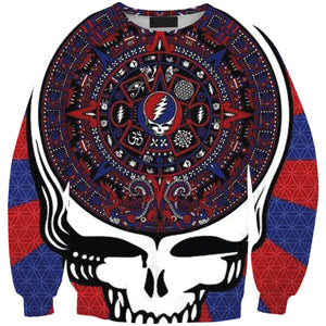 Grateful Dead-Skull-printed-tee-T-shirt-sweater-zip-hoodies-tank-top-for-men-women