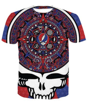 Load image into Gallery viewer, Grateful Dead-Skull-printed-tee-T-shirt-sweater-zip-hoodies-tank-top-for-men-women