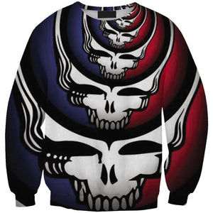 Grateful Dead-Skull-printed-tee-T-shirt-sweater-zip-hoodies-tank-top-for-men-women