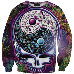 Grateful Dead-Skull-printed-tee-T-shirt-sweater-zip-hoodies-tank-top-for-men-women