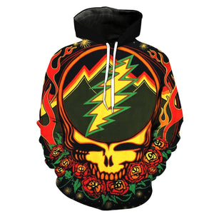 Grateful Dead-Skull-printed-tee-T-shirt-sweater-zip-hoodies-tank-top-for-men-women