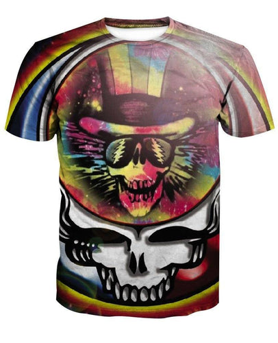 Grateful Dead-Skull-printed-tee-T-shirt-sweater-zip-hoodies-tank-top-for-men-women