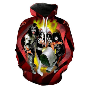 Kiss-band-Tee-T-Shirt-zip-hoodies-sweater-tank-top-for-men-women