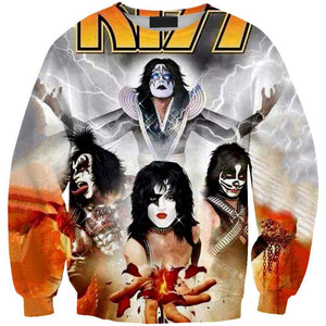 Kiss-band-Tee-T-Shirt-zip-hoodies-sweater-tank-top-for-men-women