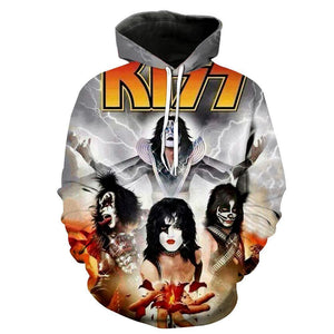 Kiss-band-Tee-T-Shirt-zip-hoodies-sweater-tank-top-for-men-women