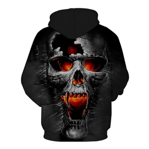 Skull-printed-tee-T-shirt-sweater-zip-hoodies-tank-top-for-men-women