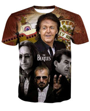 Load image into Gallery viewer, THE BEATLES 3D full over print Hoodie, Sweath, T-Shirt LK-112-TX-M