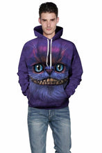 Load image into Gallery viewer, 3d Hoodies With Hat Print Cheshire Cat Hooded Hoody Tops