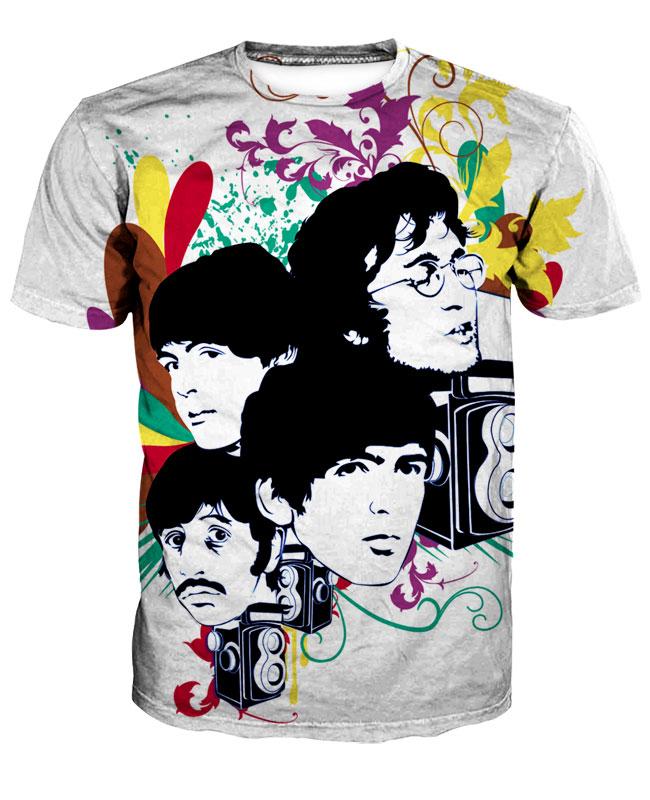 THE BEATLES 3D full over print Hoodie, Sweath, T-Shirt LK-415-TX-S