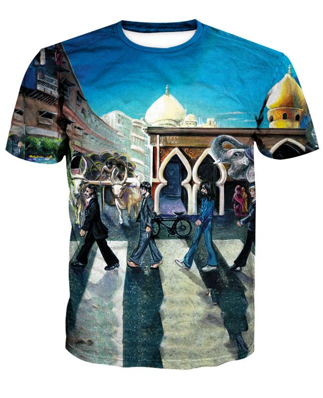 THE BEATLES 3D full over print Hoodie, Sweath, T-Shirt LK-424-TX-S