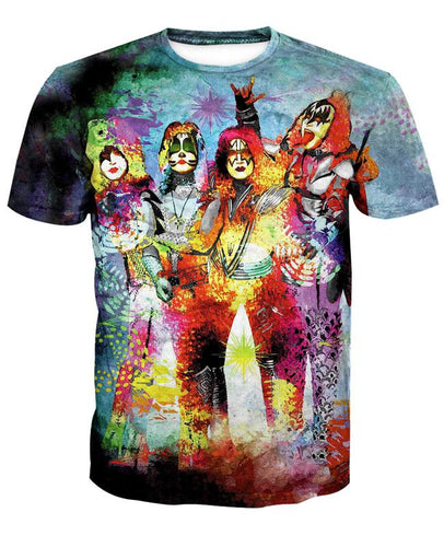 Kiss-band-Tee-T-Shirt-zip-hoodies-sweater-tank-top-for-men-women