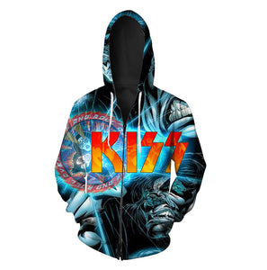 Kiss-band-Tee-T-Shirt-zip-hoodies-sweater-tank-top-for-men-women